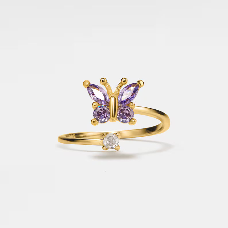 Butterfly Fidget Spinner Ring