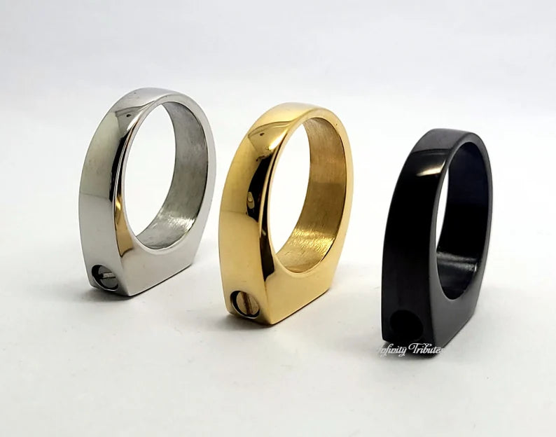 Cremation Urn Finger Ring